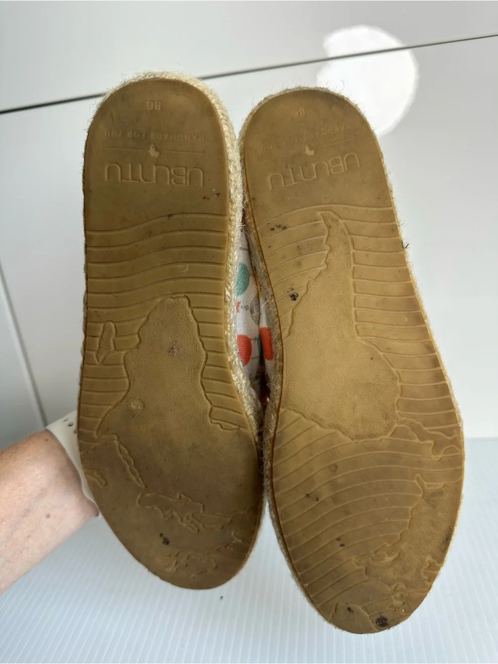 Disney X Ubuntu Espadrilles Winnie The Pooh Size 8.5